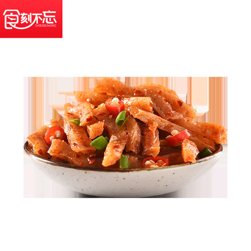Eat at every moment, never forget the vegetarian tripe. Source of production, spicy and spicy vegetarian tripe. Hunan-style leisure food wholesale.