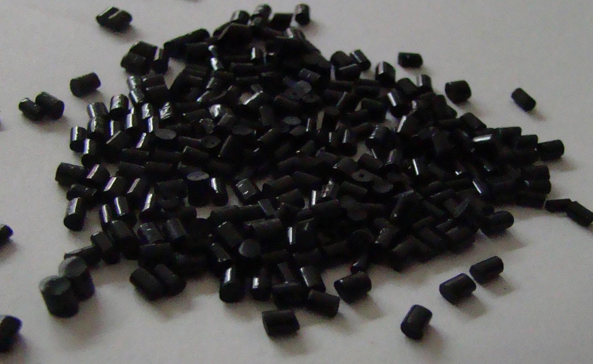 阻燃黑色ABS再生塑料粒子