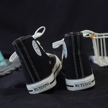 富步廠家一件代發經典款X01高幫薄底帆布鞋韓版休閑情侶小白鞋潮