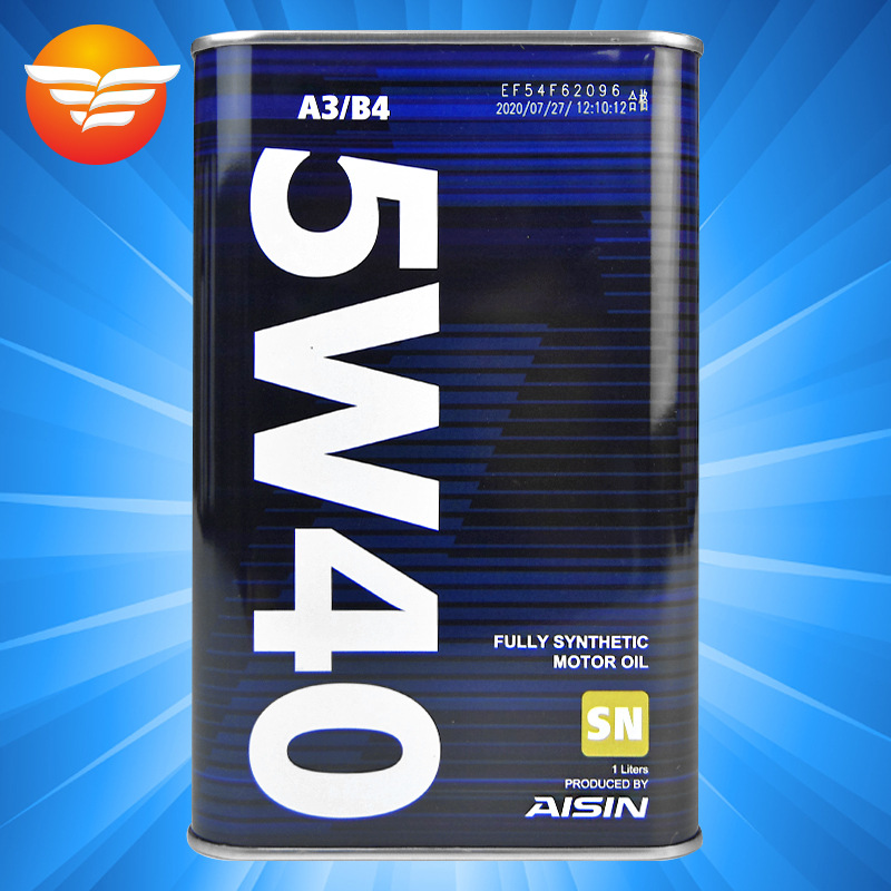 爱信AISIN 5W-40 1L 国产机油 汽车发动机保养润滑油