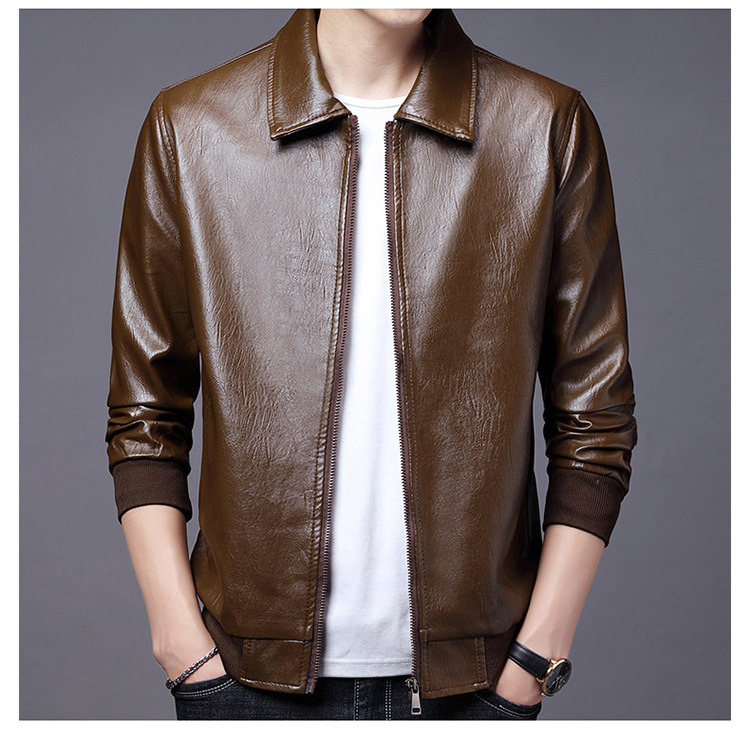 Veste en cuir homme - Ref 3443825 Image 13