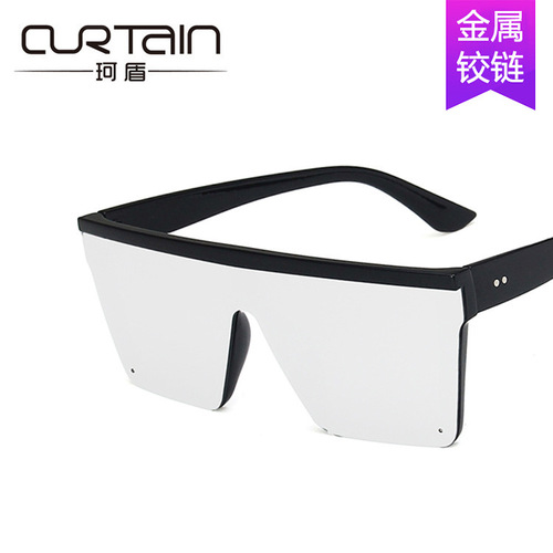 Purple Sunglasses Cross-Border Trendy Oversized Goggles 2020 New Women Street Style Driving Sunglasses Retro