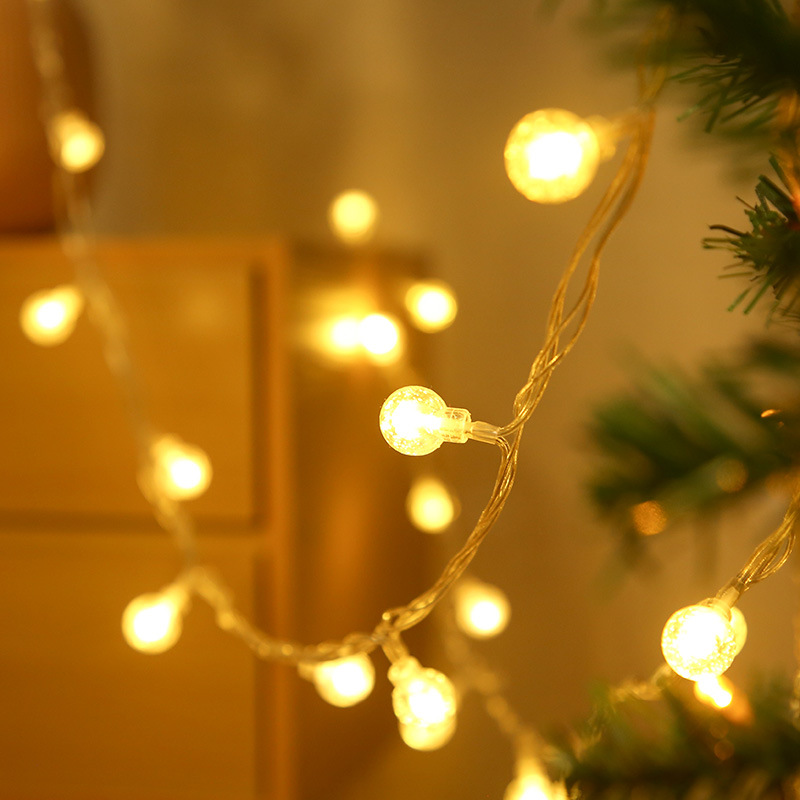 Lámpara de bola de burbujas al aire libre de Navidad decoración de burbujas de luz de color mayorista minorista mercado nocturno de luces