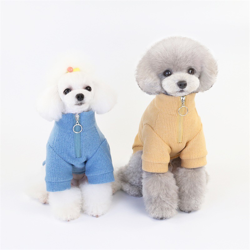 Pet High Neck Zip Dog Vest