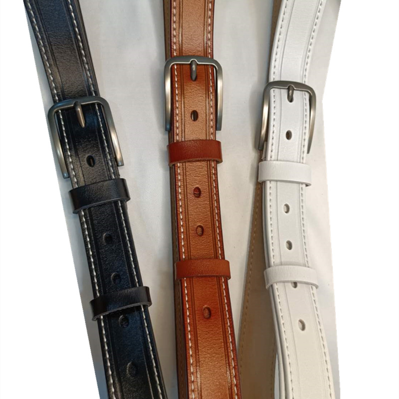 Boucle de ceinture en cuir de vache pour femmes et hommes, ceinture décontractée et polyvalente, Version coréenne, rétro, tendance, cadeau pour hommes, offre spéciale_voghion.com