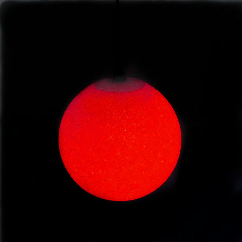 Cross-border outdoor led rice ball hanging tree lamp, crystal spherical shape, kindergarten street lighting landscape decoration detail image 6