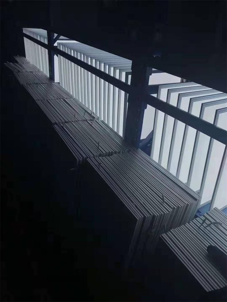 Integrated ceiling light led panel light 600x 600 office mineral wool aluminum gusset gypsum board embedded panel light