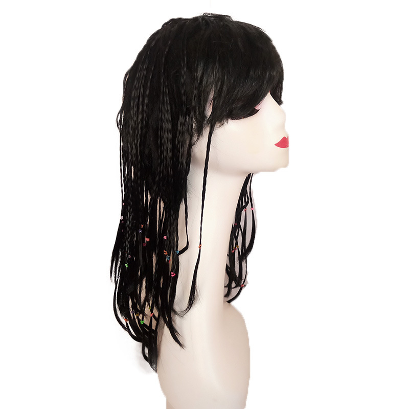 非洲赃辨派对舞会道具装扮加勒比海盗印第安民族辫子假发野人发套