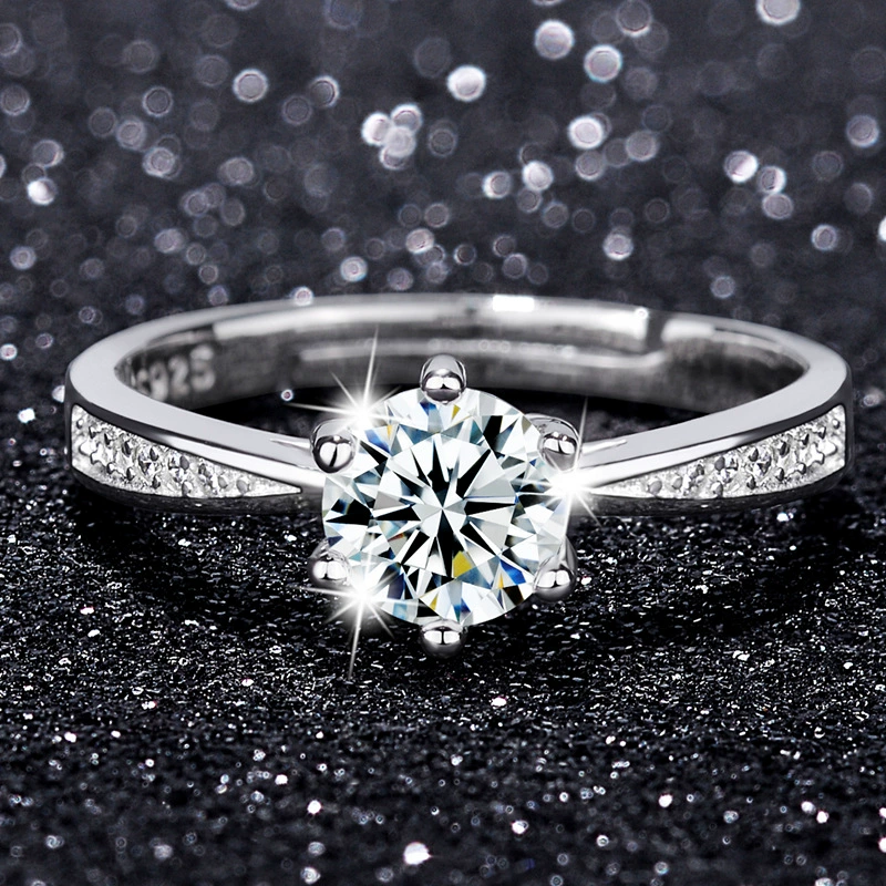 Classic wedding ring, direct factory sales, one carat, wholesale