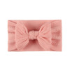 Soft nylon children's hair accessory with bow, headband, scarf, European style, no hair damage