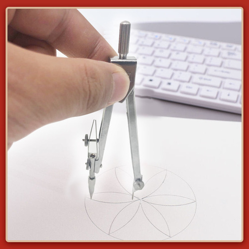Wholesale Metal Compasses Student Exam Drawing Design Tools Engineering Drawing Metal Texture Drawing Instruments