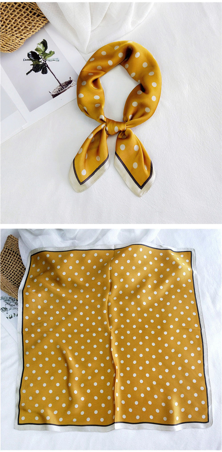 50g Weight Silk Scarf Classification Casual Occasion Satin Material Printing Pattern Spring&Summer, Autumn Season Women's Gender Simple Style Style Women's Simple Style Printing Satin Silk Scarf 12
