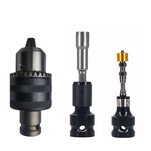 Electric wrench conversion head, inner hexagonal 1/2 to 1/4 batch head conversion head, universal air gun, drill chuck adapter
