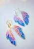 变 Cross -border Gradient Colorful Wing Wing Butterfly Wing Earrings Dream Self -Sale Demonstration WISH