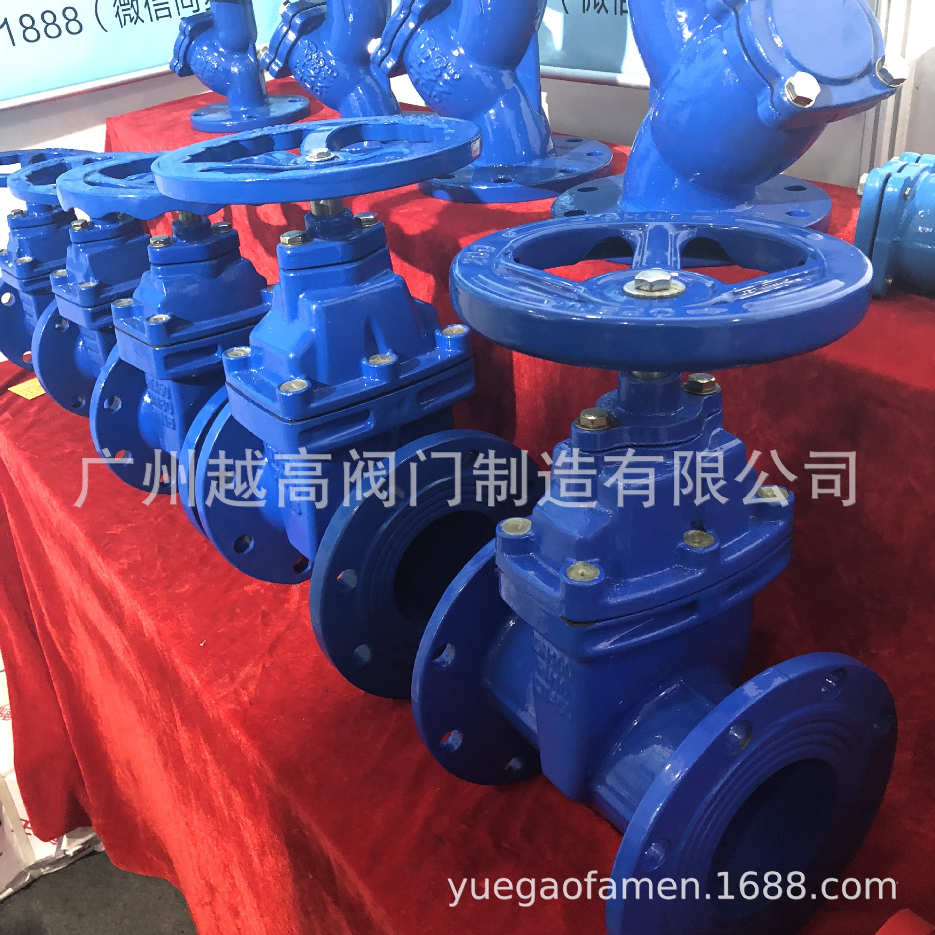 凯特阀门Z85X-16Q沟槽暗杆闸阀 软密封球墨铸铁卡箍式闸阀QT450