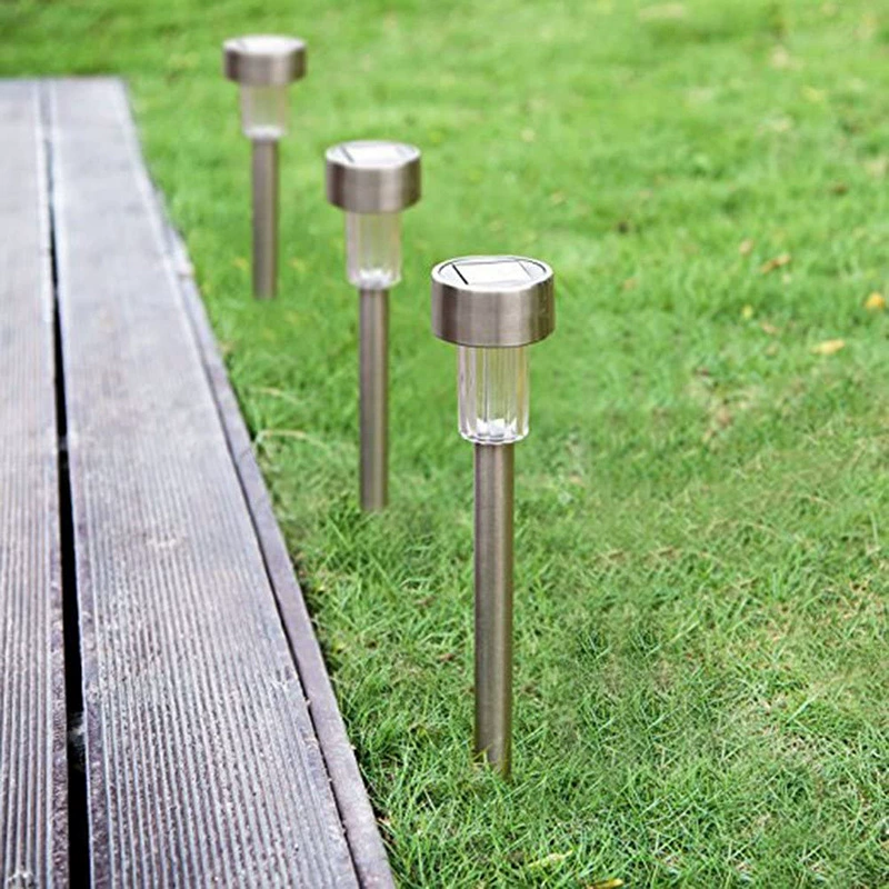 Travel LED garden lights solar-powered stainless steel for gazebo, night light, (Cross-border trading)