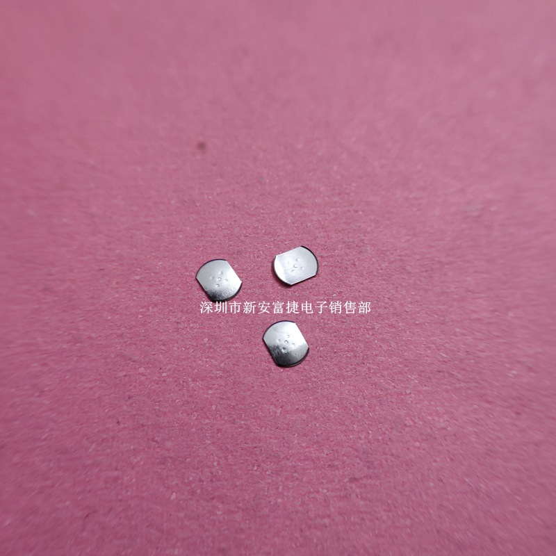 φ4mm腰型锅仔片 椭圆形5点金属薄膜开关301不锈钢弹片 不带脚