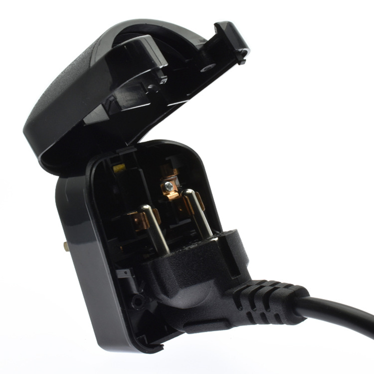 现货批发scp3欧转英转换插 bs-5733 st-6德式转换插 配法国90度插