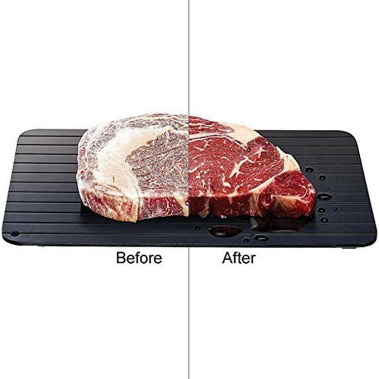 Food -grade personalized aluminum thawing disk steak frozen food urgent fast thawing board 2020 cross -border explosion 4