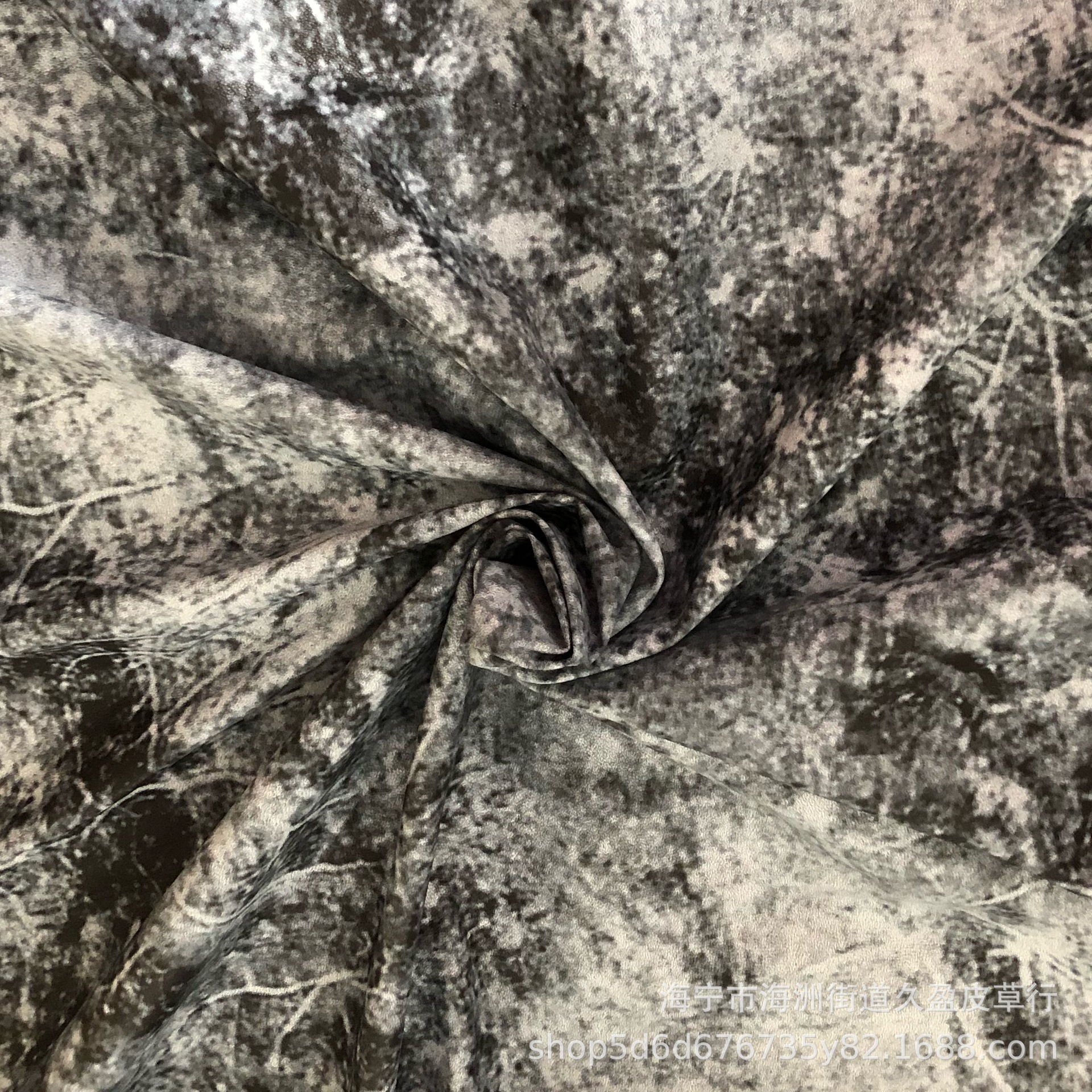 厂家直销黑白细点乱纹头层男装真皮绵羊皮衣皮革服装专用 花皮DIy