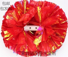 雅琳定制啦啦操花球彩球双球啦啦队手摇花健美操道具打开就能用