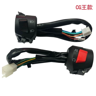 Motorcycle accessories new Wuyang handle left and right switch assembly tricycle CG King switch (Motorcycle Control System Parts)