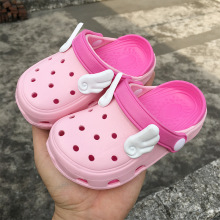 Cross-border beach children's hole shoes One-in-one molding