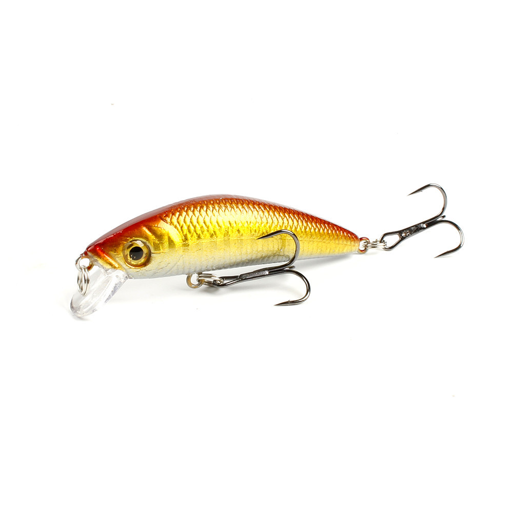 2 Pcs Floating Jerkbait Lure 70mm/8g Hadr Plastic Bait Jerkbait Minnow Lure Fishing Tackle