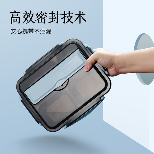 304 stainless steel lunch box with insulation, student bento box, child's meal plate, divided for individual use, large meal box, wholesale