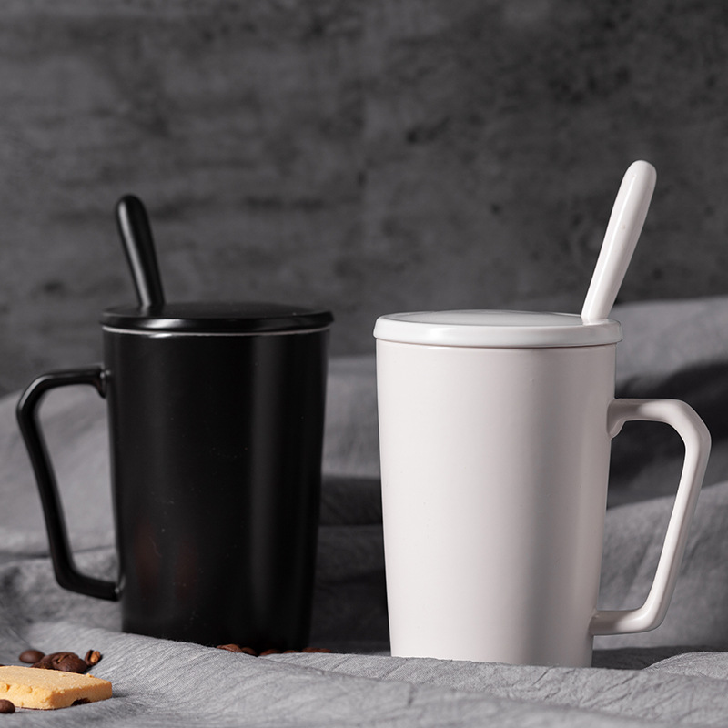 Taza de café de moda simple taza de cerámica taza de color sólido taza de agua taza de pareja taza de impresión de logotipo