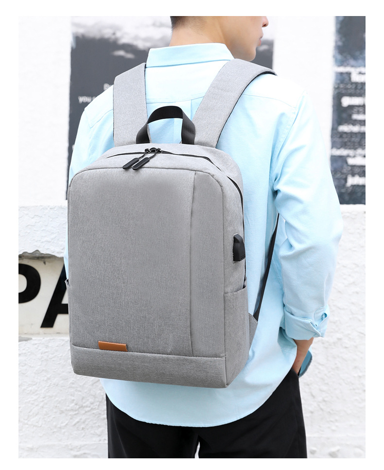 Neuer Einfacher Business-computer-rucksack Koreanische Version Reise- Und Freizeit Mittelschüler Schultasche display picture 5