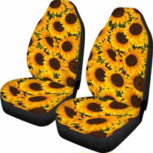 跨境菠萝代发汽车坐垫向日葵汽车座套 Car cushion一件起订座椅套
