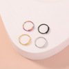 Fashionable accessory, earrings, nose piercing, set, European style, simple and elegant design