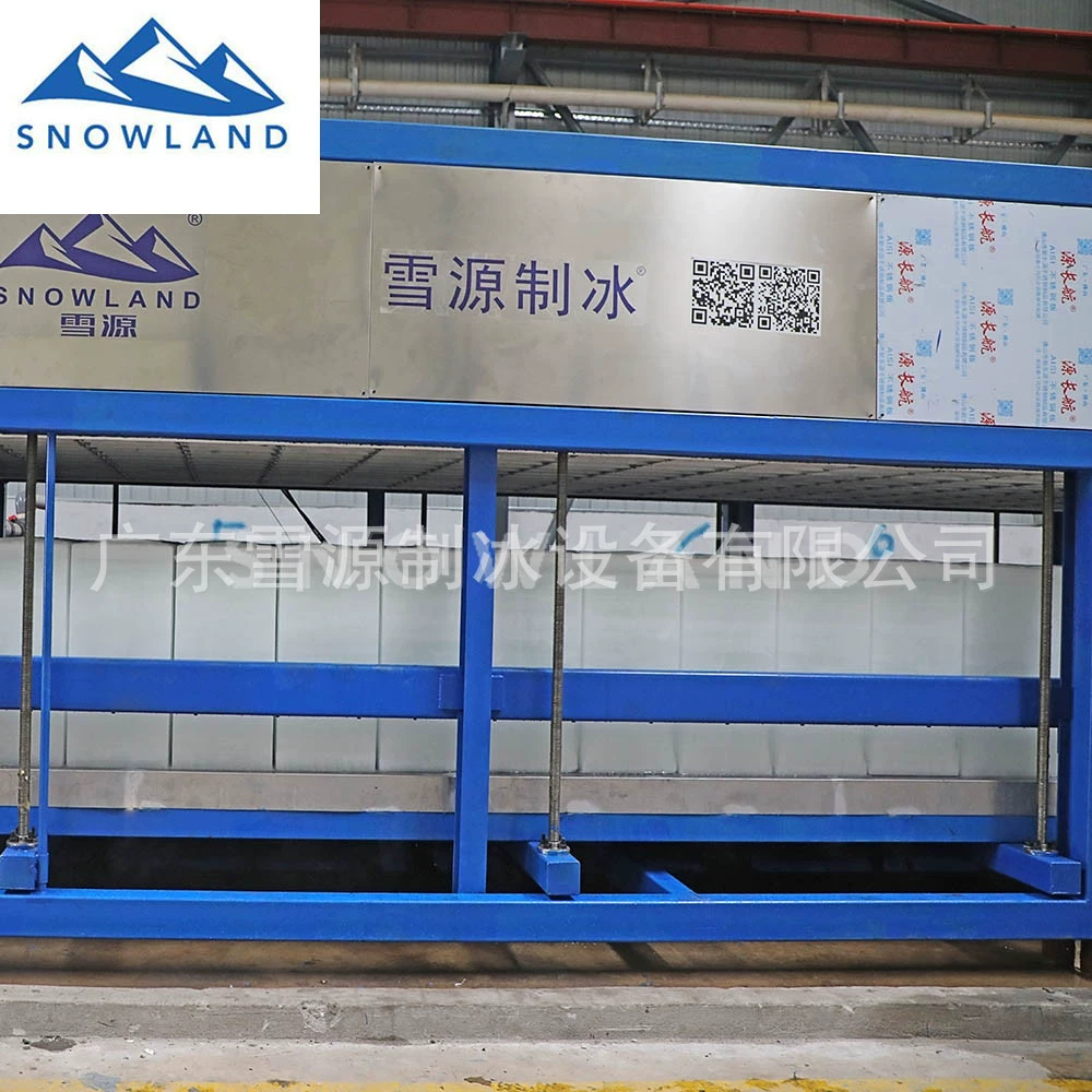 Полностью автоматическая машина для производства блочного льда Xueyuan мощностью 5 тонн экономит 30% электроэнергии, специальное холодильное оборудование для сохранения водных продуктов/фруктов и овощей.