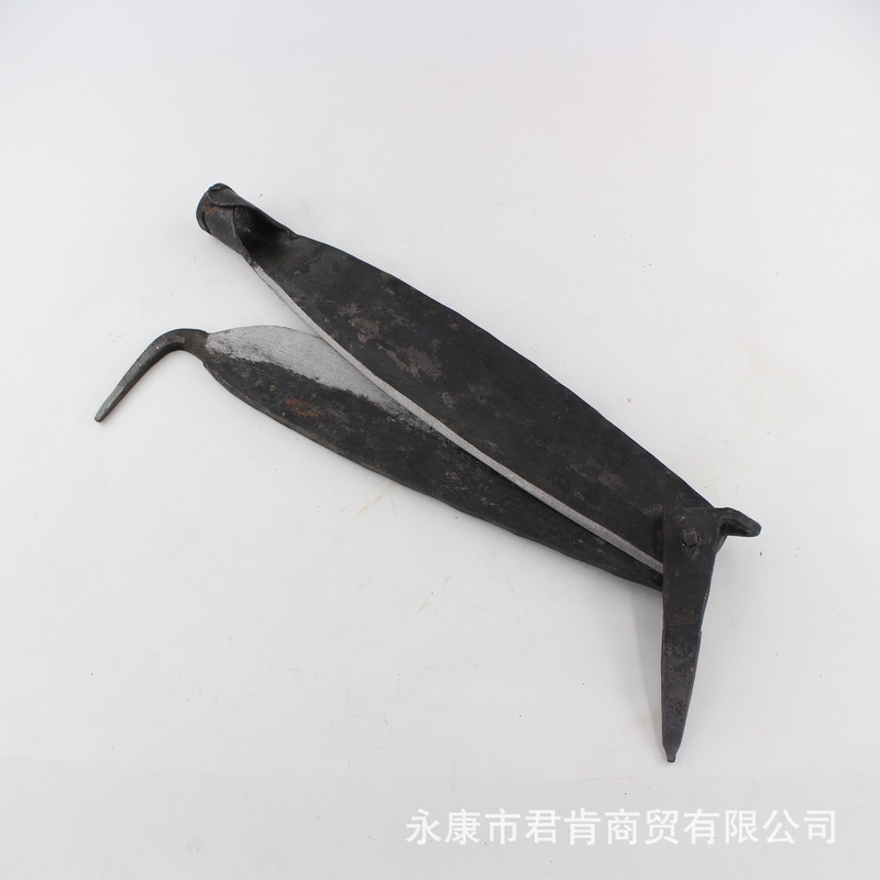 薬草を切る側刀の古い厚手の押し切り刀の押し切り刀の家庭用の豆の竿を打って刀を鍛えて手動で押し切り機を打ちます。|undefined