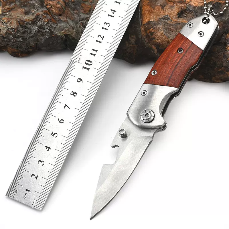 厂家批发不锈钢户外小刀多功能折叠刀随身便携求生战术刀