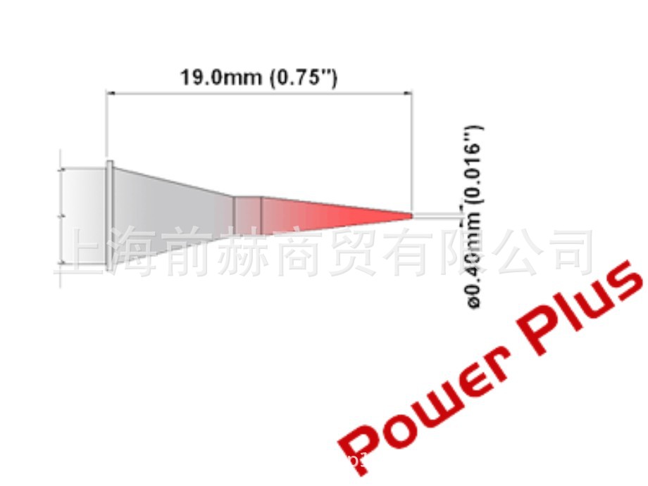 THERMALTRONICS 热魔 M8C300H 尖头形烙铁头