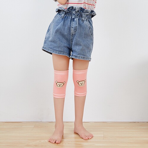 Summer thin cotton air-conditioned room warm baby children leg guard leg guard learning to walk roller skating crawling protective sock cover little bird