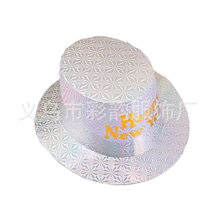 Sombreros de papel de Año Nuevo en stock HappyNewYear Party Sombreros de papel