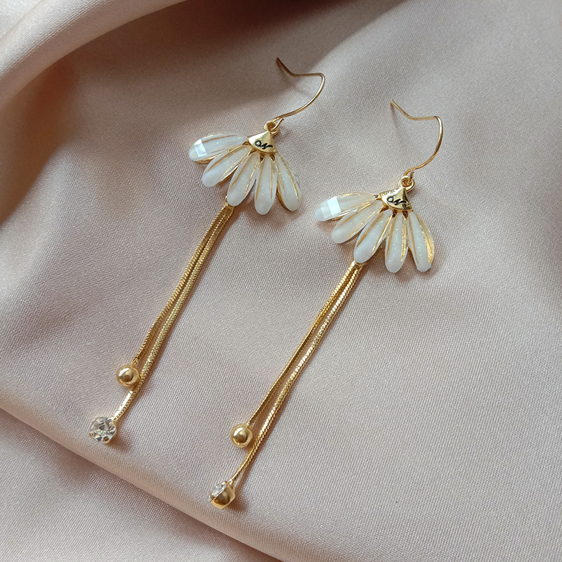 Korean Tassel Long New Earrings  Wholesale display picture 6