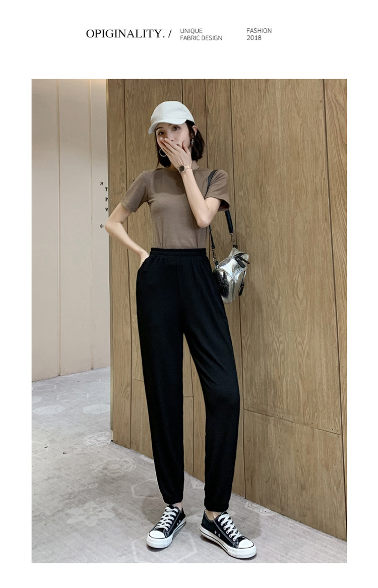 Pantalon léger femme en coton - Ref 3430172 Image 29