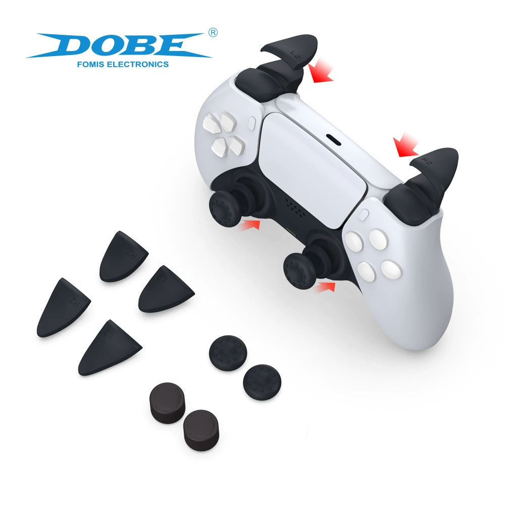 PS5 игровой рукоятный триггер антискользящая накладка кнопки PS5L2R2 ключи PS5 набор 8 в 1 TP5-0513
