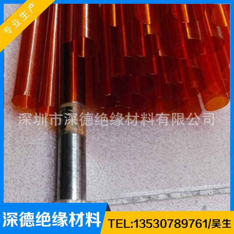 长期批发红色绝缘pi管  pi绝缘套管 pi耐高温管 高温聚酰亚胺管