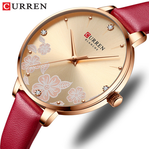 Curren/Karen 9068 Women's Watch, Waterproof Quartz Watch, Fashion Casual Strap Watch, Foreign Trade Watch