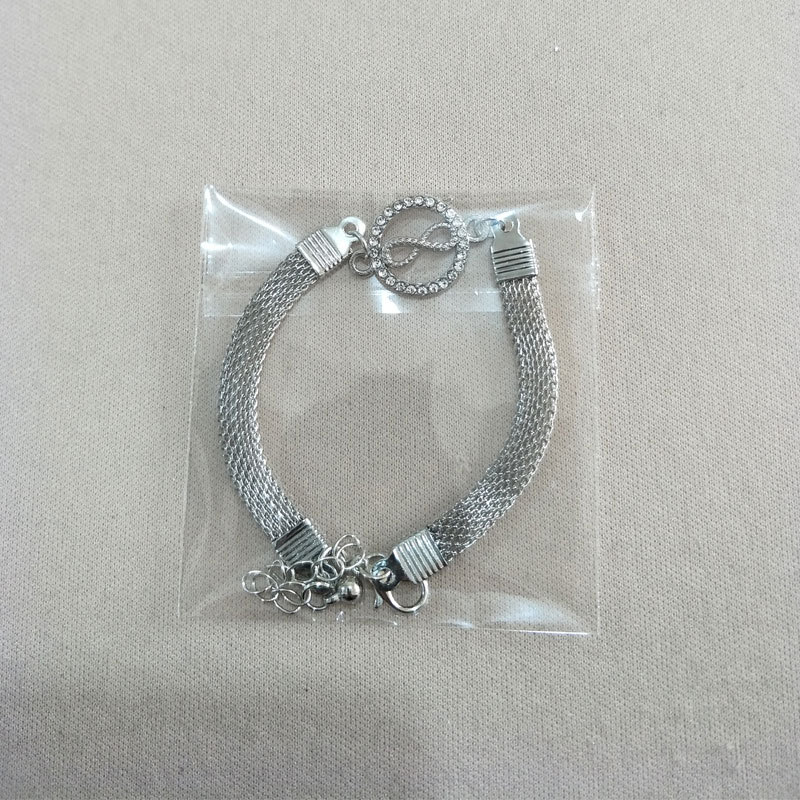 European and American Hot-selling Infinite Diamond Bracelet Personalized Simple Unisex Universal Internet Celebrity Star Fashion Hand Jewelry