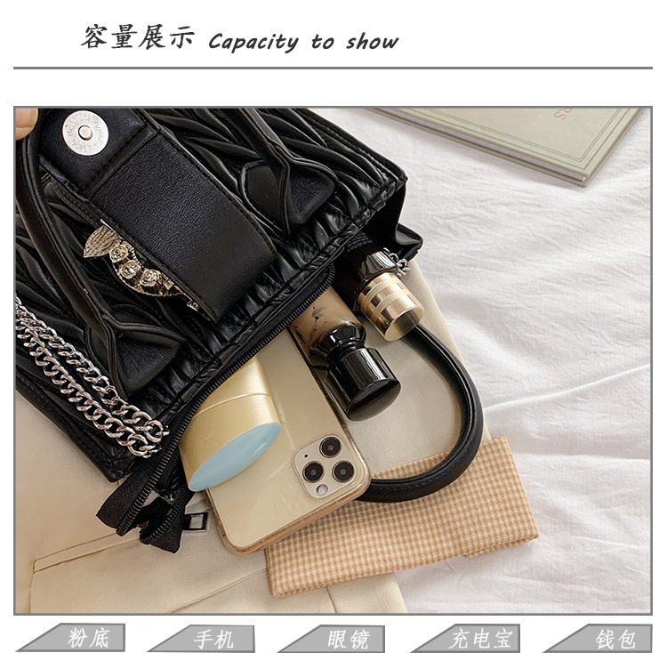 New Trendy Korean Fashion Large-capacity Messenger Small Square All-match Ladies Single Shoulder Bags display picture 18