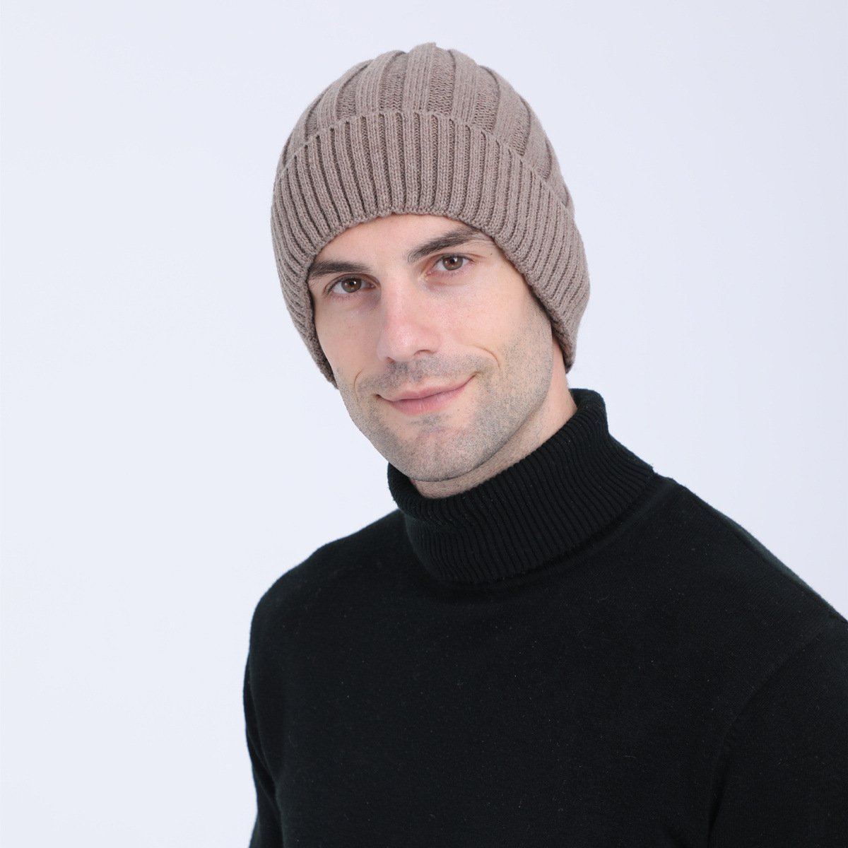 Berretto beanie in maglia di lana per uomo e donna_voghion.com