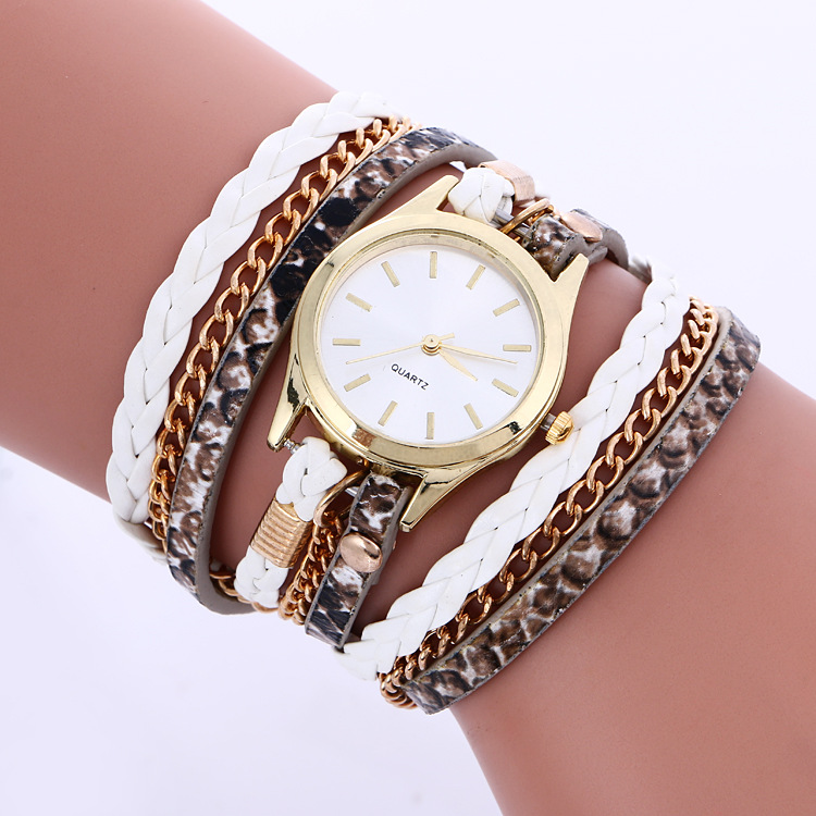 Watch Multi Color Face Alloy Women'S Bracelet Watch Quartz Performance Goods