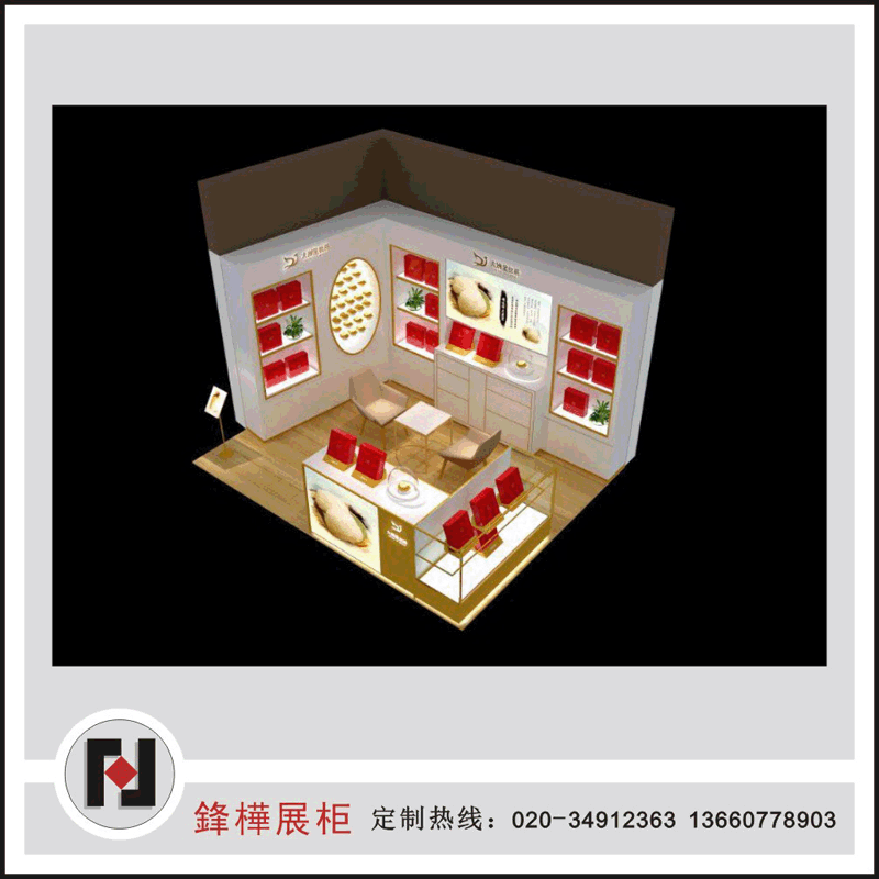 工厂承接木质面膜展柜保健品展示柜精油展柜彩妆烤漆展柜