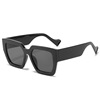 Sunglasses, brand square small mannequin head, suitable for import, European style, internet celebrity